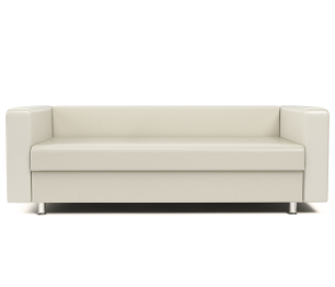 Диван офисный 3-х местный БИТ, иск. кожа