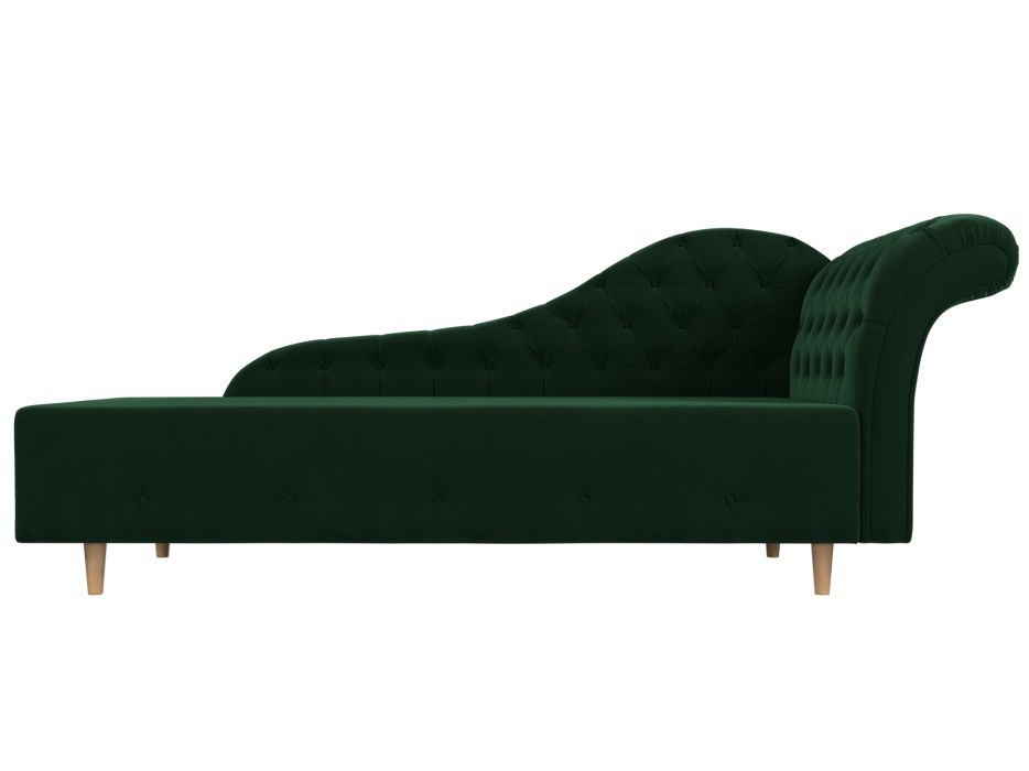 Кушетка диван, Кушетка Камерон правая, велюр 