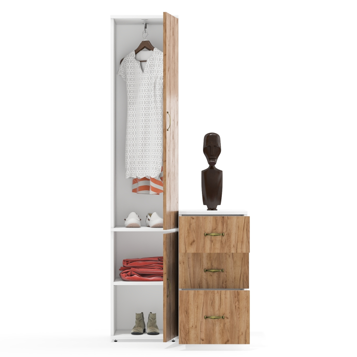 Домашние кабинеты, Тумба три ящика и пенал 21Б Лидер-8