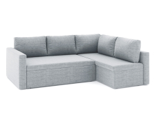 Диваны угловые в гостиную, Диван-кровать угловой Мансберг дельфин, рогожка