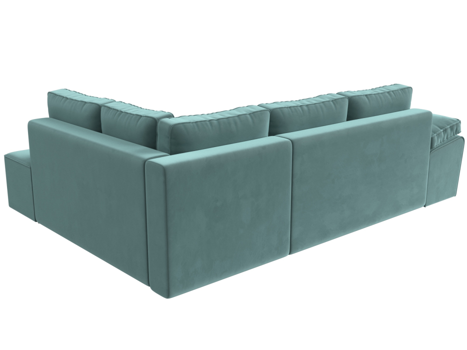 Диваны угловые в гостиную, Угловой диван Хьюго правый угол, велюр