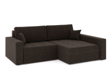 Диваны угловые в гостиную, Диван-кровать угловой Брест 2 секции еврокнижка, рогожка