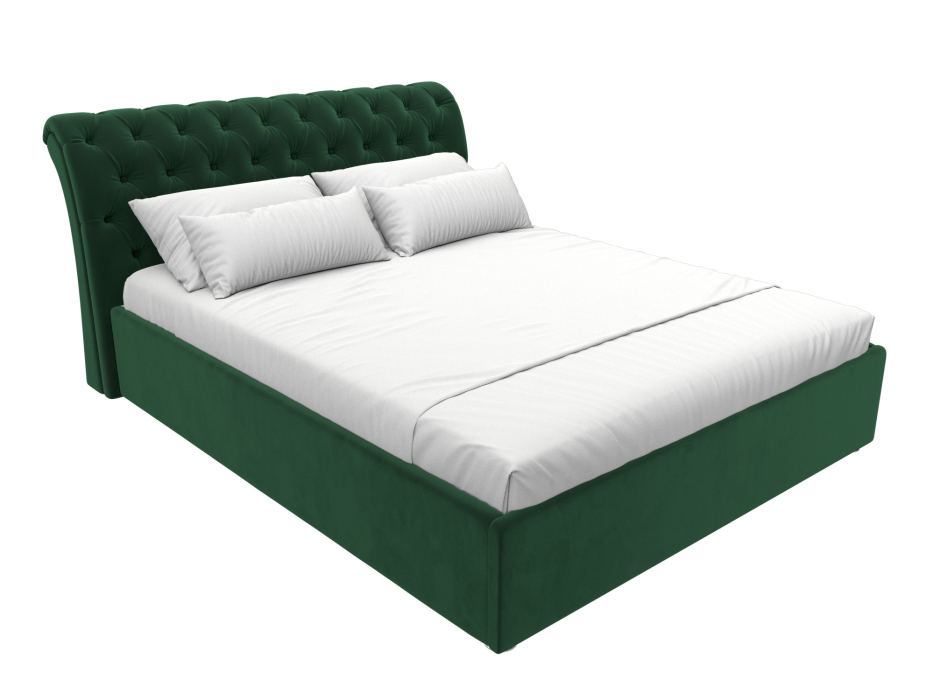 Мягкая кровать, Кровать интерьерная Сицилия 160, велюр