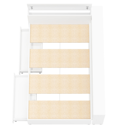 Ксения 1200 кровать с ящиками, ящиком для белья и прикроватным блоком для вещей