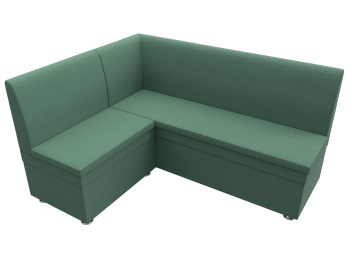 Диван кухонный угловой Уют левый угол, рогожка Амур