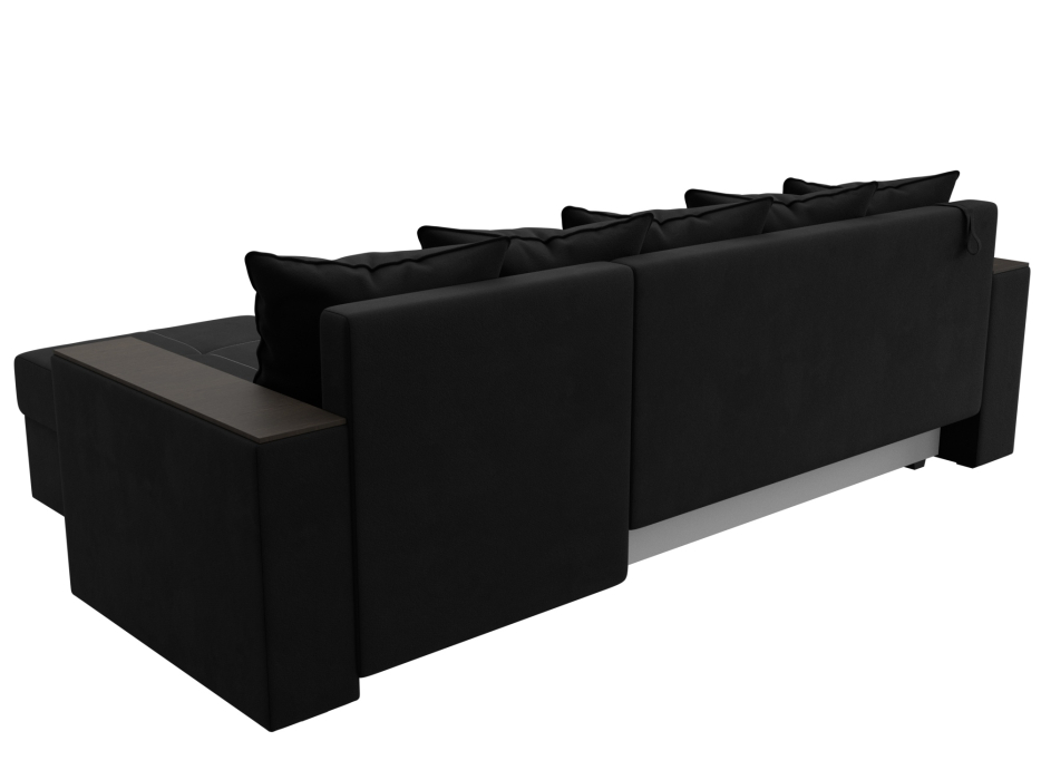 Диваны угловые в гостиную, Диван угловой Дубай Лайт угол универсальный, микровельвет