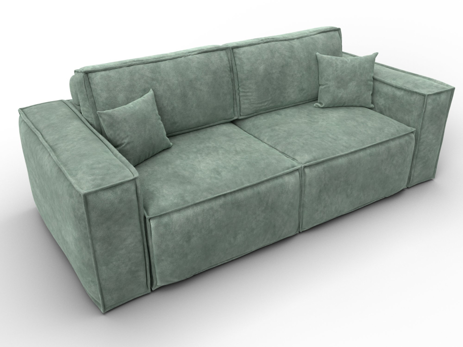 Диваны с ящиком для белья, Диван прямой Лига-081 НПБ, велюр BRUT