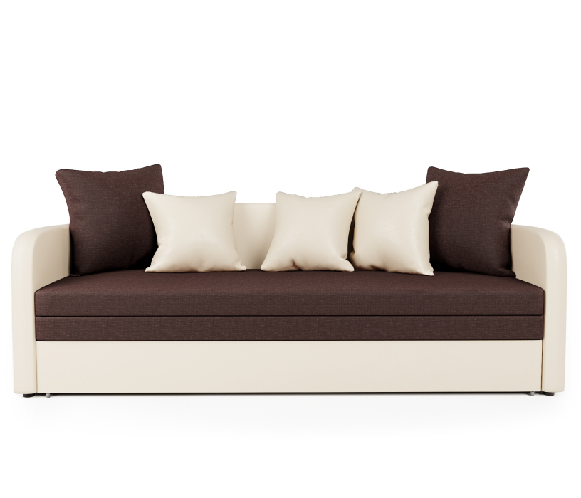 Детские диваны, Софа Трио, экокожа и рогожка