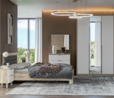 Анима, дуб серый, белый