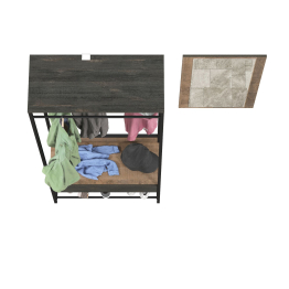 Прихожая открытая с зеркалом Трувор