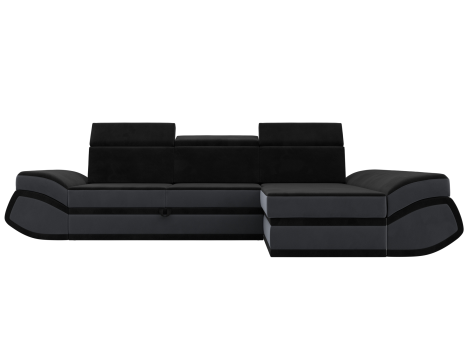 Диваны угловые в гостиную, Диван угловой Лига-032 правый угол, велюр