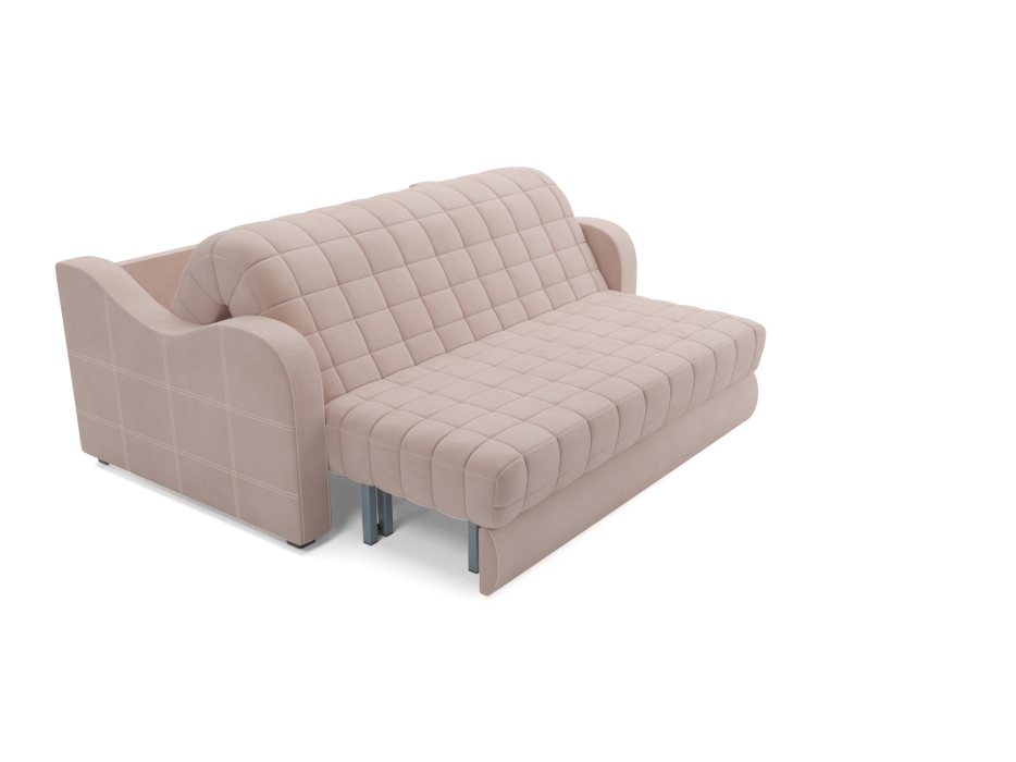 Диваны с ящиком для белья, Диван аккордеон Барон №4 ППУ 120х200 Микровелюр