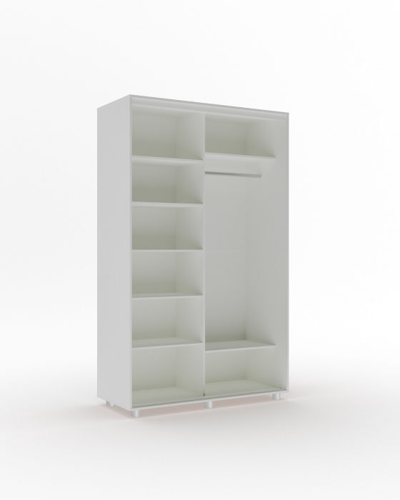 Шкафы-купе 2-х дверные, Шкаф-купе Удачный 140*60