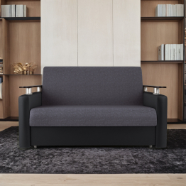 Диван-кровать Шарм 120, рогожка/экокожа