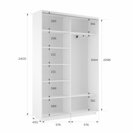 Шкаф-купе Экспресс 2-х дверный Фотопечать Шары Стекла 120х45х240