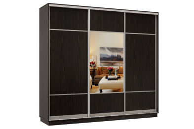 Шкаф-купе Премьер Лайт 61 (08;05;08) трехдверный