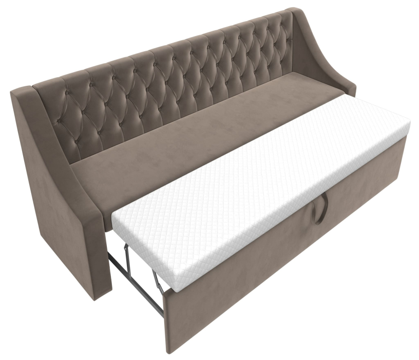 Диваны прямые кухонные, Диван прямой кухонный Мерлин, велюр