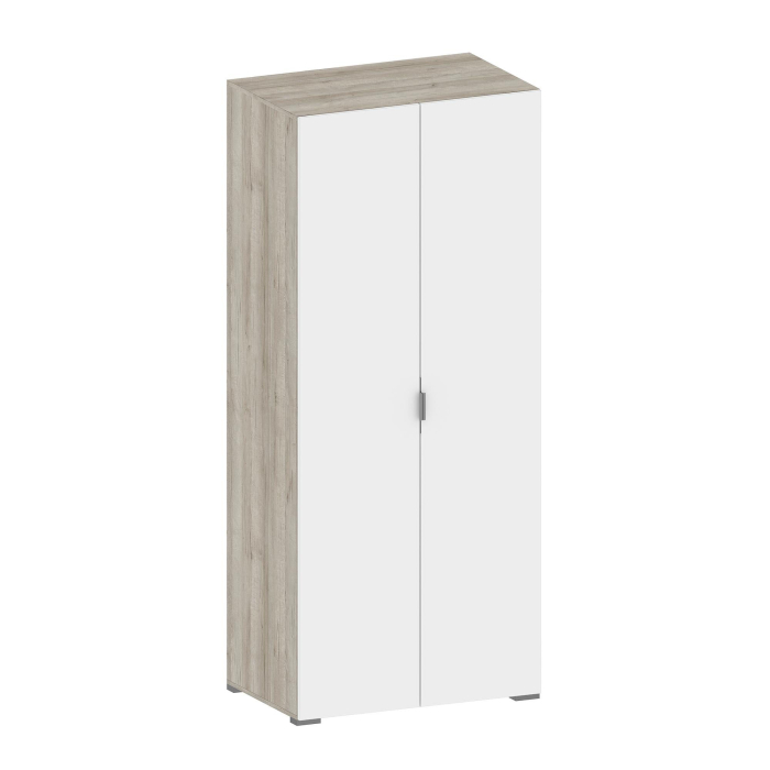 Для одежды, Шкаф Анима ШК-3002, дуб серый, белый