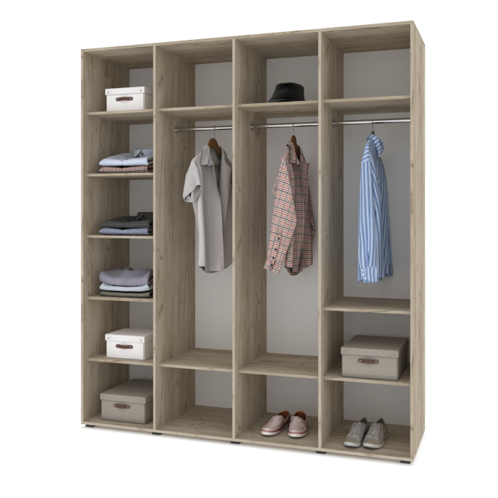 Шкафы распашные, Модульная система Стоун С41 Шкаф