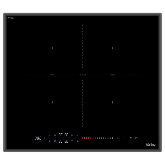 Встраиваемые варочные панели, Варочная панель индукционная Korting HIB 64940 B Maxi