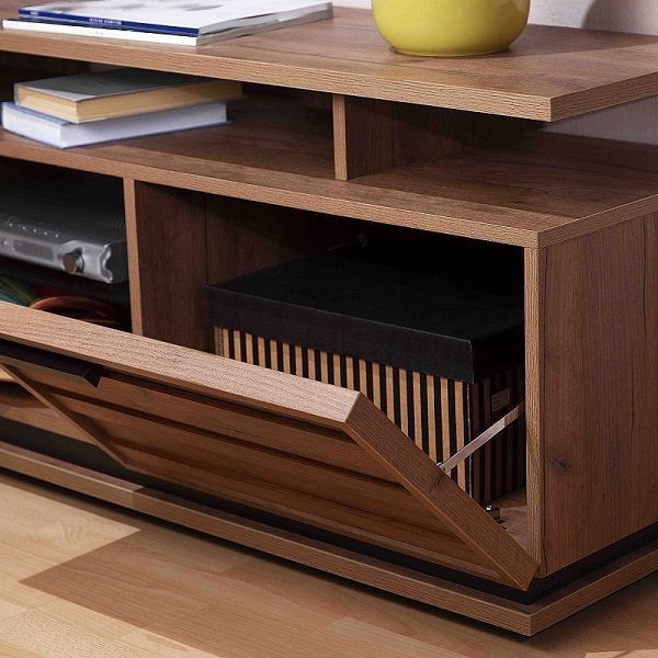 ТВ-тумбы, Тумба для ТВ маленькая Nature 333, дуб табачный