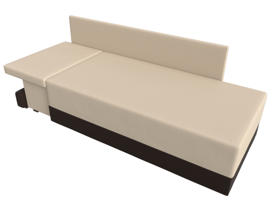 Кушетка диван, Кушетка Никас левая, экокожа