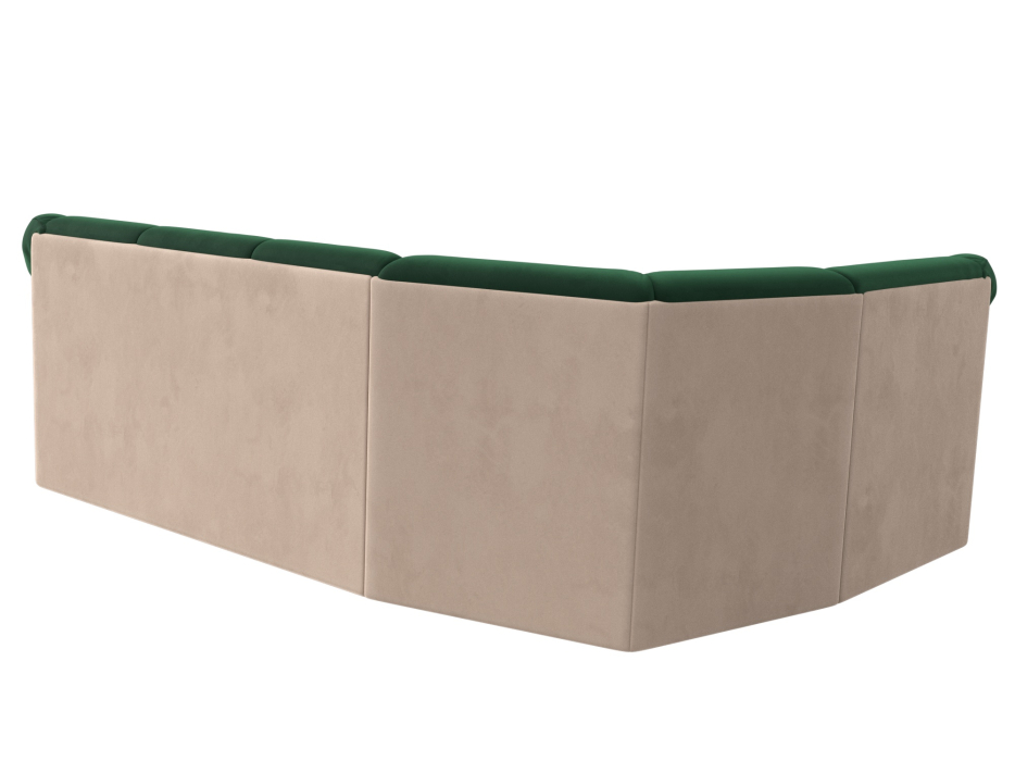 Диваны угловые в гостиную, Диван угловой Карнелла левый угол, велюр