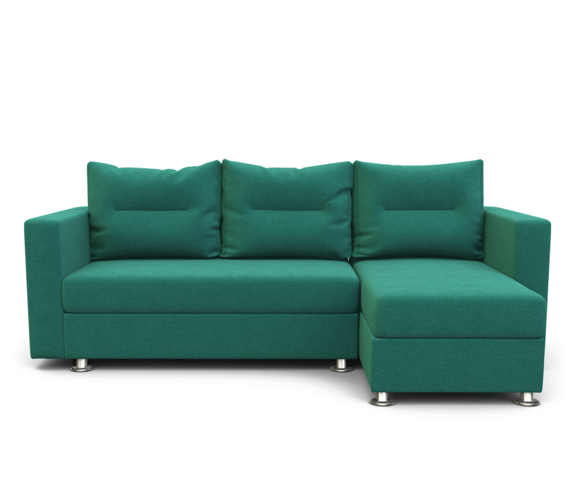 Диваны угловые в гостиную, Угловой диван Ария правый, велюр