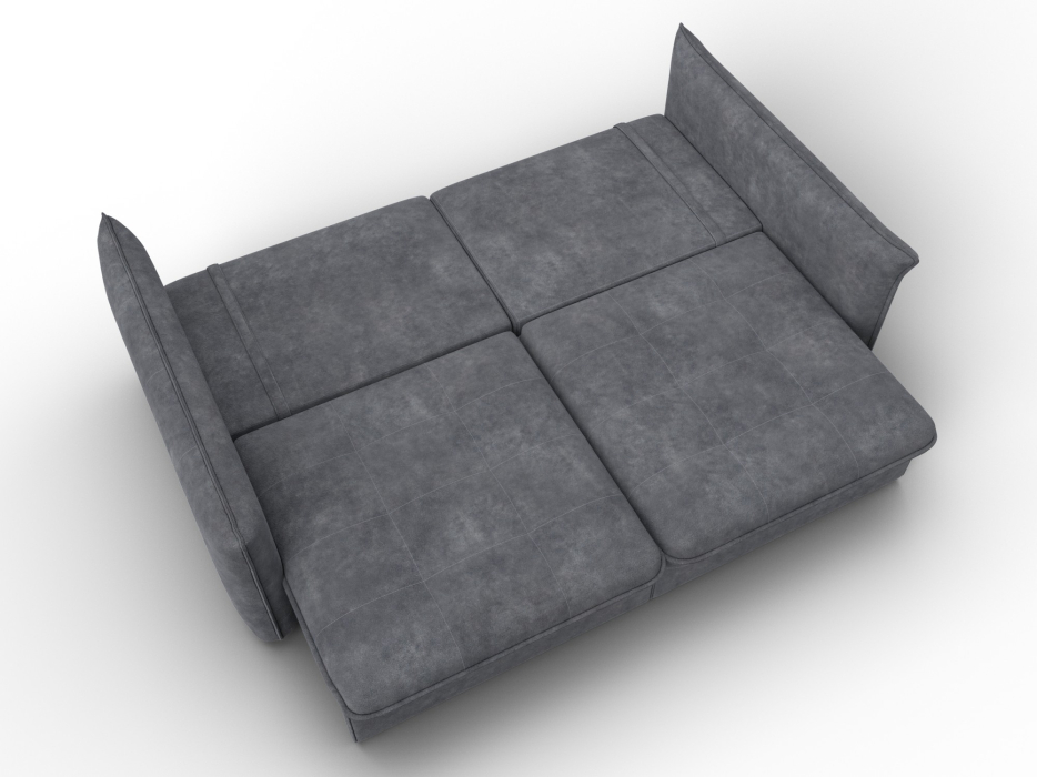 Диваны еврокнижки, Диван прямой Лига-100 НПБ, велюр BRUT