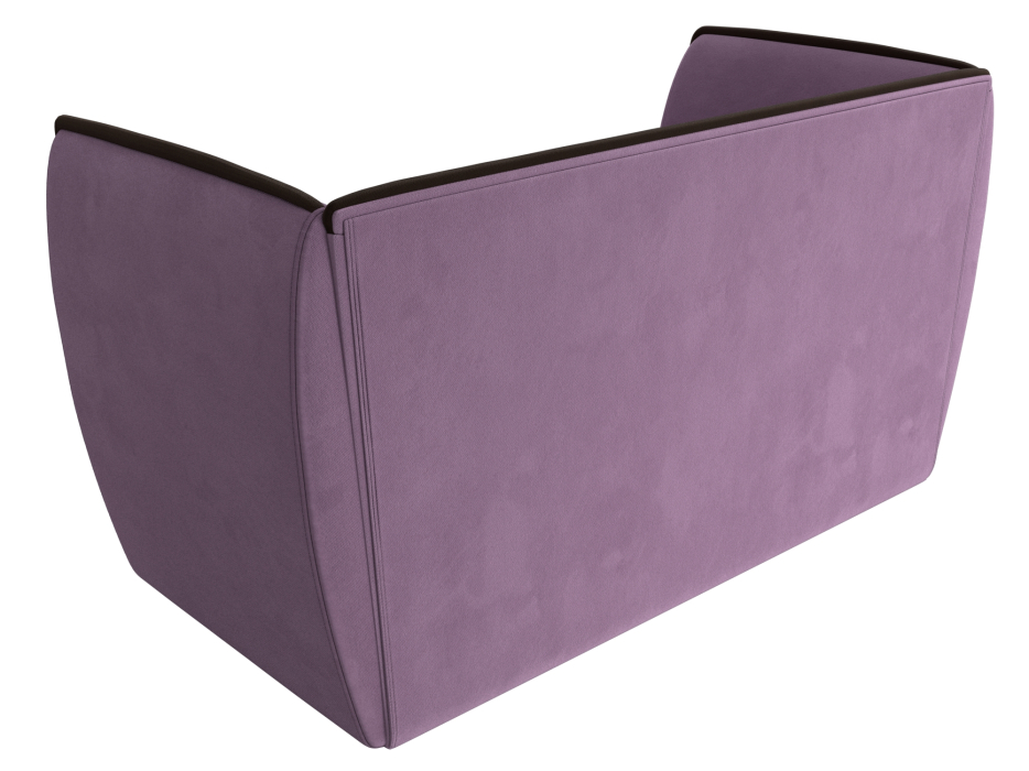 Дизайнерские диваны для гостиной, Прямой диван Бергамо 2-х местный, микровельвет