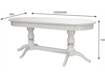 Стол обеденный Мебелик Тарун 3 раздвижной