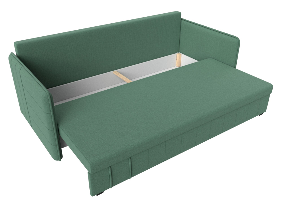 Диваны с ящиком для белья, Прямой диван Слим, рогожка Амур