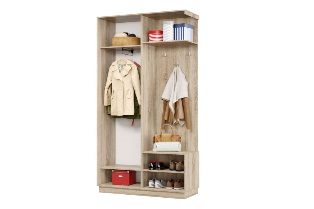 Прихожие, Прихожая Премьер 01 Лайт 08 Правая Мини