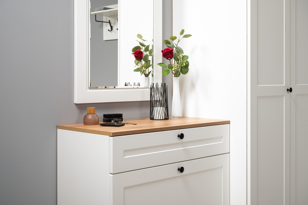 Прихожие, Обувница с зеркалом и два шкафа для прихожей Остин