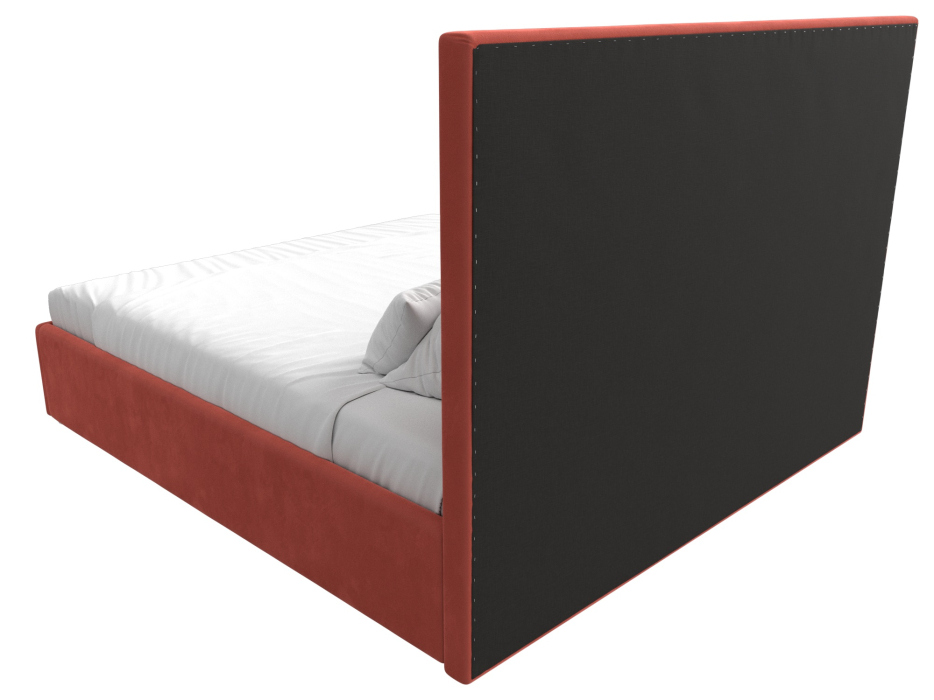 Мягкая кровать, Кровать интерьерная Афродита 160, микровельвет