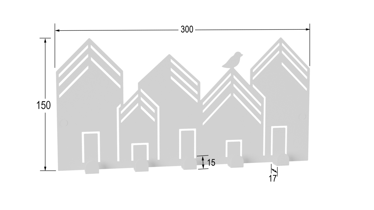 Ключницы, Держатель многофункциональный Хигс