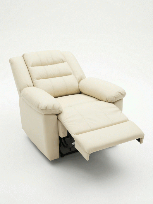 Мягкая мебель, Кресло реклайнер механическое     СТИЛЬ 2, экокожа