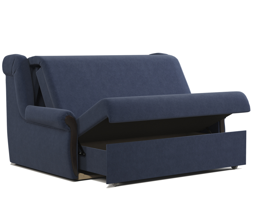 Диваны с ящиком для белья, Диван-кровать Аккорд М 100, велюр