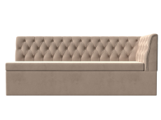 Диваны угловые кухонные, Диван кухонный Маркиз с углом справа, велюр