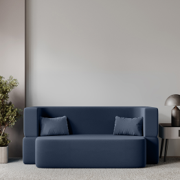 Бескаркасный диван-кровать "Дадли ЛАЙТ" 1950*1050мм. велюр