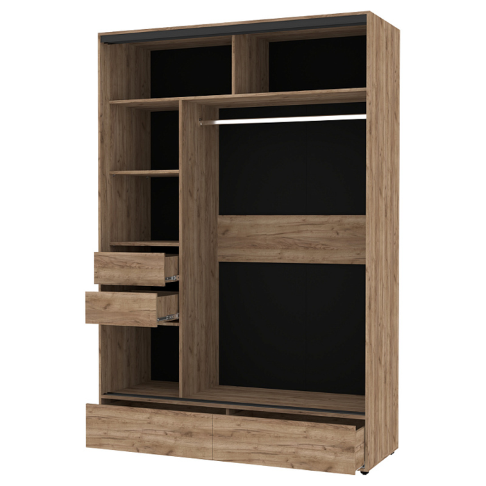 Шкафы-купе, Шкаф-купе 2-дв  MOD 1600 лдсп/лдсп  (в2390*ш1600*г620)