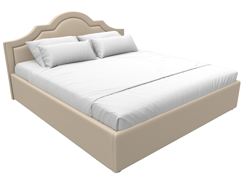 Мягкая кровать, Кровать интерьерная Афина 180, экокожа