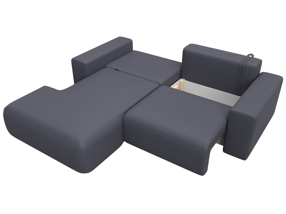 Диваны угловые в гостиную, Диван угловой Лига-036 НПБ Классик левый угол, экокожа GRIFON