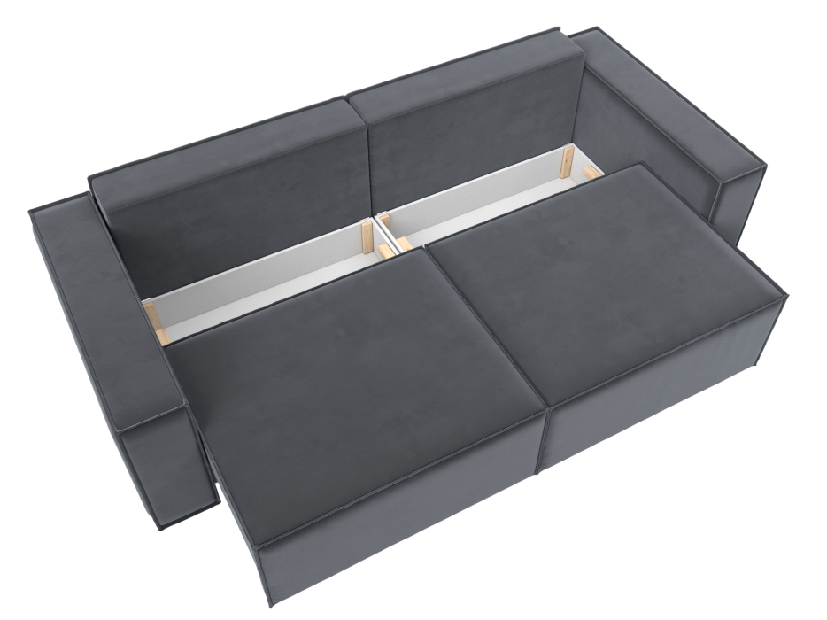 Диваны выкатные, Диван прямой Куба, велюр