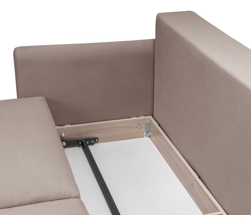 Диваны еврокнижки, Диван кровать прямой со спальным местом "Мия", микровелюр