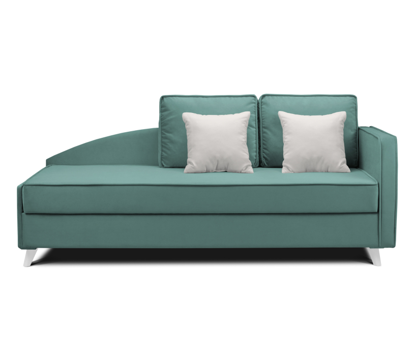 Мягкая кровать, Кровать тахта угловая Альфа  с подъемным механизмом, микровелюр