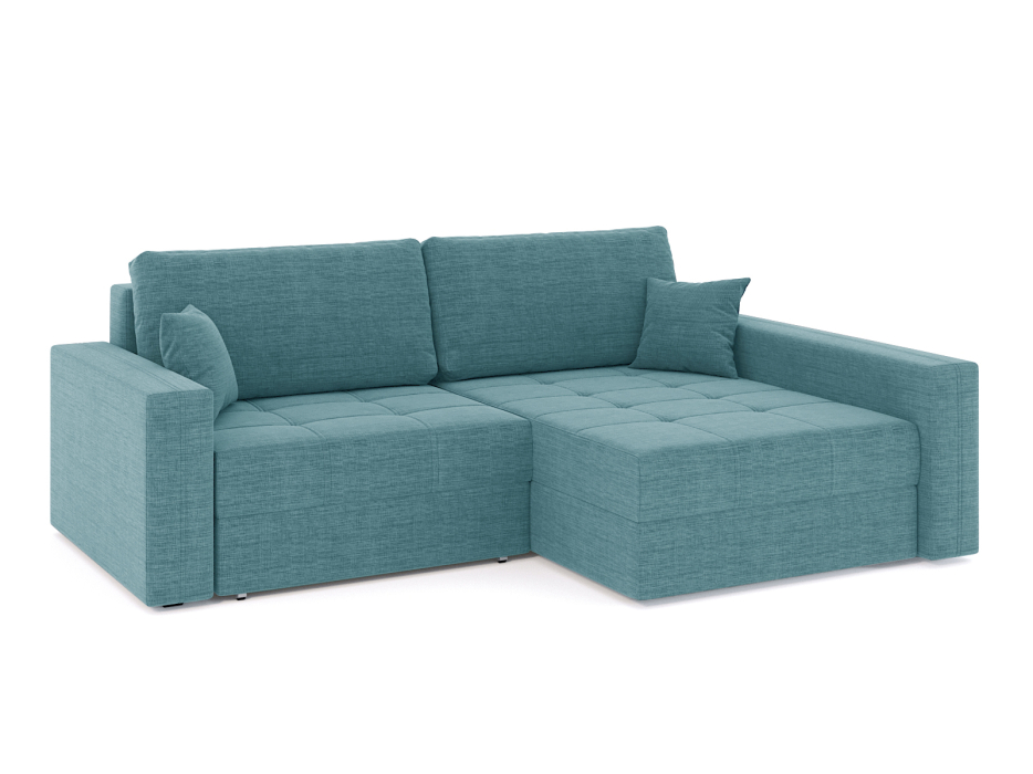 Диваны угловые в гостиную, Диван-кровать угловой Брест 2 секции еврокнижка, рогожка