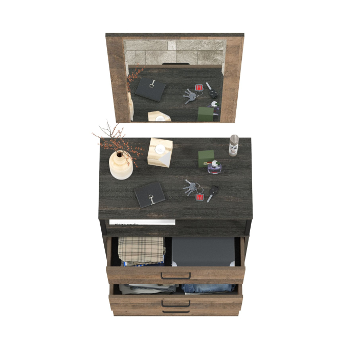 Прихожие, Комод с ящиками c зеркалом Трувор