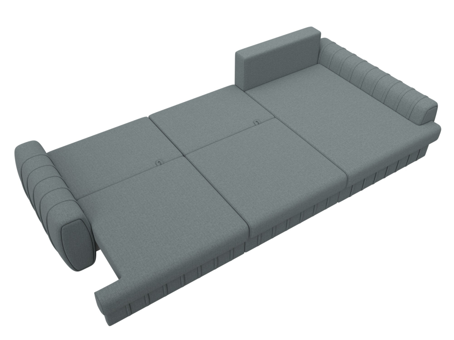 Диваны угловые в гостиную, Диван угловой Лига-057 НПБ Лонг угол правый, рогожка Амур