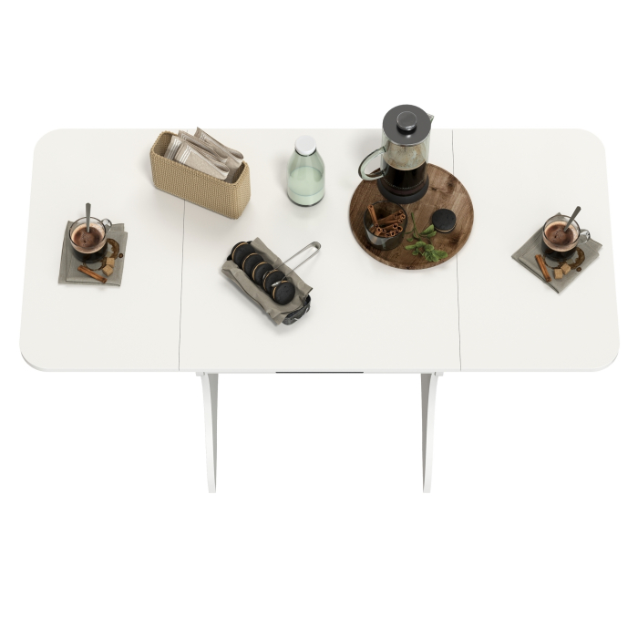 Обеденные столы, Стол обеденный раскладной с ящиком 6-02.120